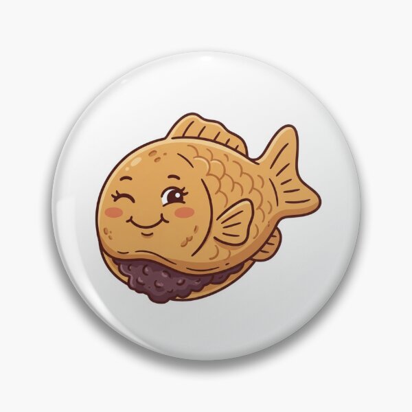 Item preview, Cute Kawaii Japanese Taiyaki Fish Pastry designed and sold by ajamzbox.