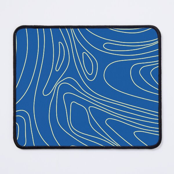 Item preview, Azure Topographic Flow Lines designed and sold by AleksaDesignMTL.