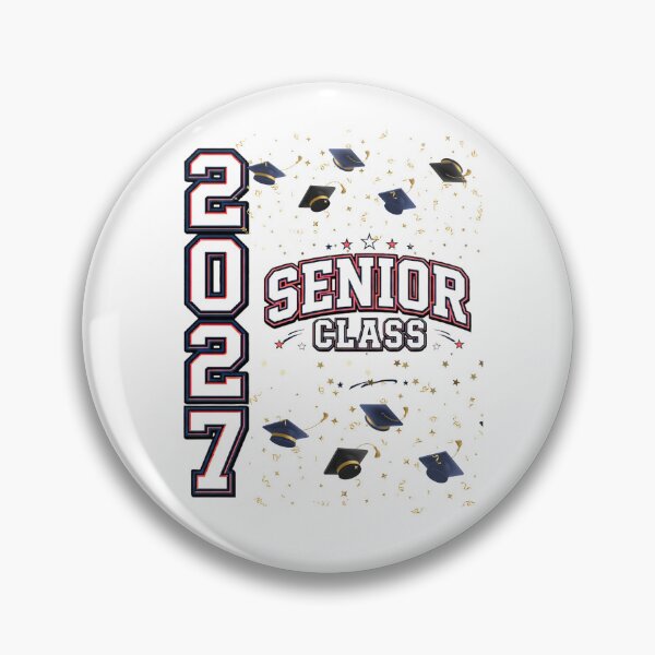Item preview, Senior Class of 2027 Graduation Varsity Style Typography Design designed and sold by VibranPalette.