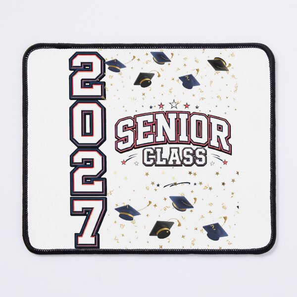 Item preview, Senior Class of 2027 Graduation Varsity Style Typography Design designed and sold by VibranPalette.