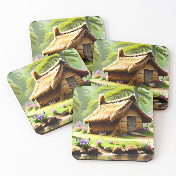Item preview, Hut Garden Mug designed and sold by vivid wall art photo.