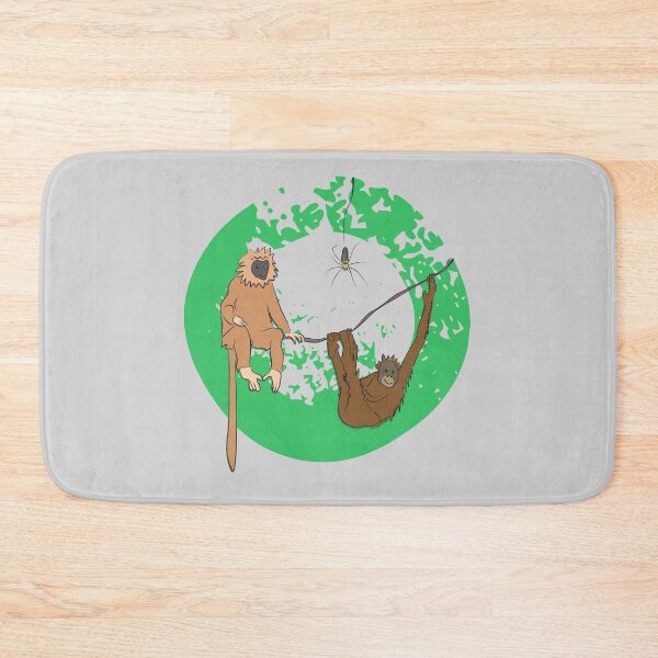 Item preview, Hanging Out Together | Monkey Friends and Spider Illustration designed and sold by ArtdeGwo.