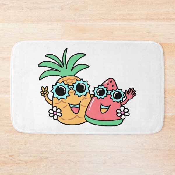 Item preview, Cute Summer Fruits Pineapple and Watermelon designed and sold by INK-ORA.