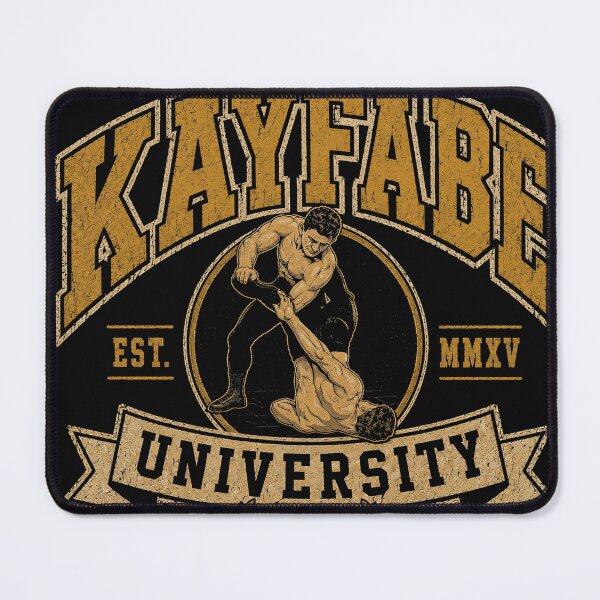 Item preview, Kayfabe University Vintage Pro Wrestling Varsity Logo designed and sold by The Irish Whip.