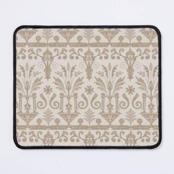 Item preview, Elegant Neoclassical Urn Pattern | Beige Classical Scroll Seamless Repeat designed and sold by Midnight Veil Designs.