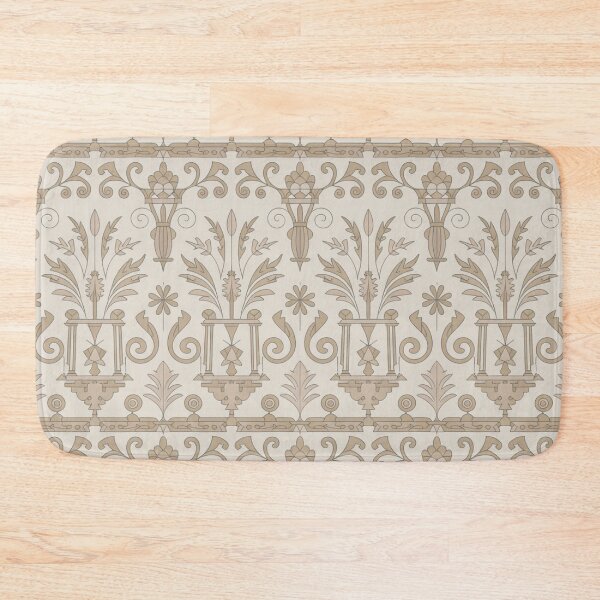 Item preview, Elegant Neoclassical Urn Pattern | Beige Classical Scroll Seamless Repeat designed and sold by Midnight Veil Designs.