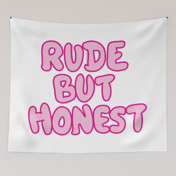 Item preview, Rude but honest funny sarcastic quote in pink designed and sold by fluffyfamcraft.