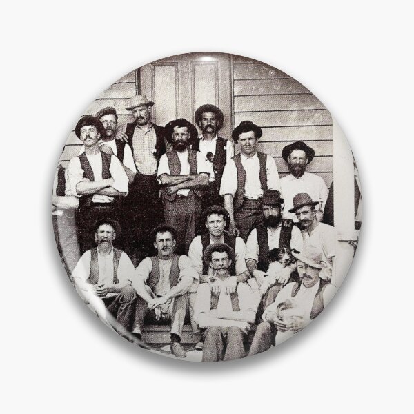 Item preview, Striking miners of Mt Dromedary Gold Mining Co. at Tilba Tilba 1898Hotel designed and sold by CobargoMuseum.