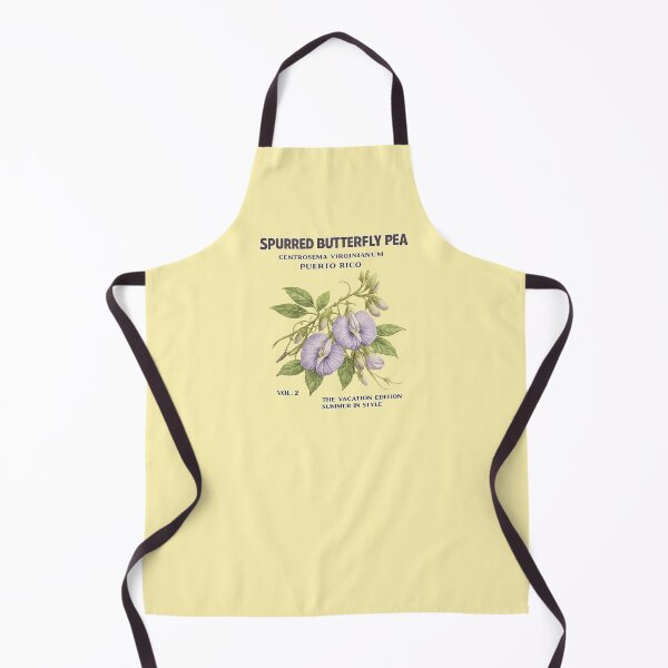 Item preview, Puerto Rico Spurred Butterfly Pea Vintage Botanical Flower Art designed and sold by creatingmouseshop.