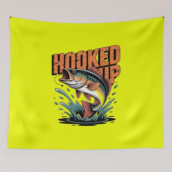 Item preview, Hooked Up Fishing Design - Jumping Fish designed and sold by Peter Stawicki.