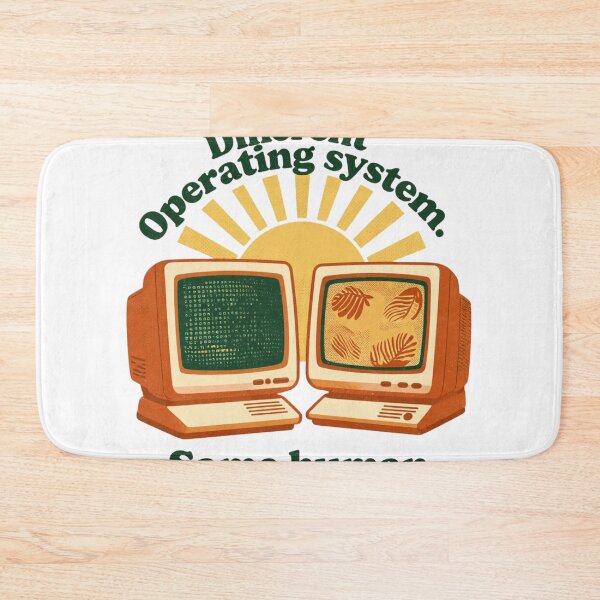 Item preview, Different Operating System. Same Human. designed and sold by WiggleDot.