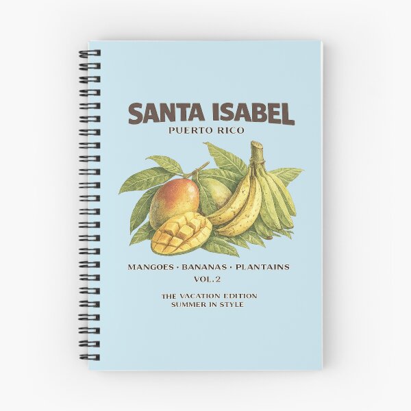 Item preview, Santa Isabel Puerto Rico Mangoes Bananas Plantains Vintage Fruit Art designed and sold by creatingmouseshop.