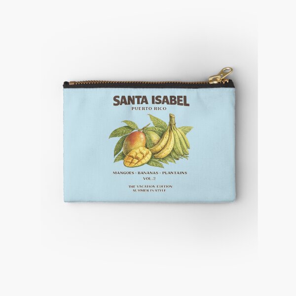 Item preview, Santa Isabel Puerto Rico Mangoes Bananas Plantains Vintage Fruit Art designed and sold by creatingmouseshop.