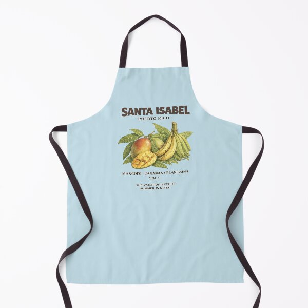Item preview, Santa Isabel Puerto Rico Mangoes Bananas Plantains Vintage Fruit Art designed and sold by creatingmouseshop.