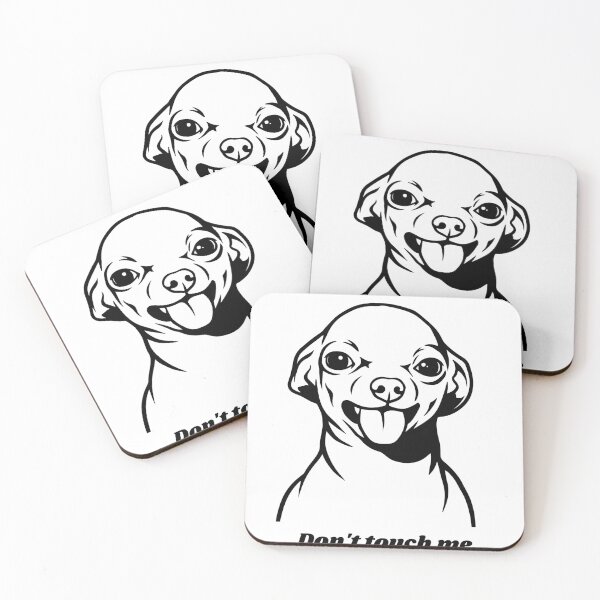 Item preview, Funny Dog Don’t Touch Me designed and sold by Ebou2026.