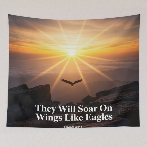 Item preview, They Will Soar On Wings Like Eagles designed and sold by RRRShop.
