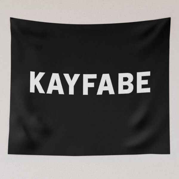 Item preview, Kayfabe Bold Text Logo Minimal Pro Wrestling Design designed and sold by The Irish Whip.