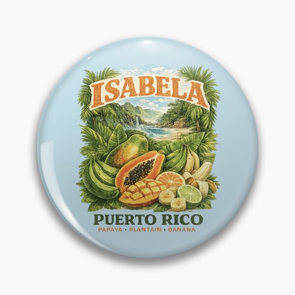 Item preview, Isabela Puerto Rico Tropical Fruits Vintage Island Paradise designed and sold by creatingmouseshop.