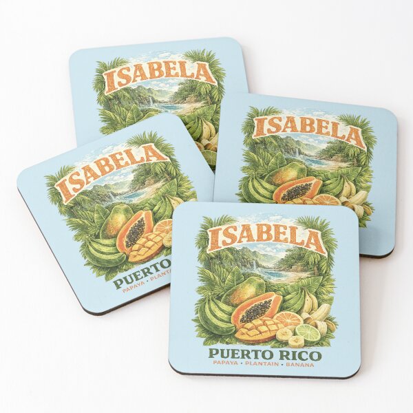 Item preview, Isabela Puerto Rico Tropical Fruits Vintage Island Paradise designed and sold by creatingmouseshop.