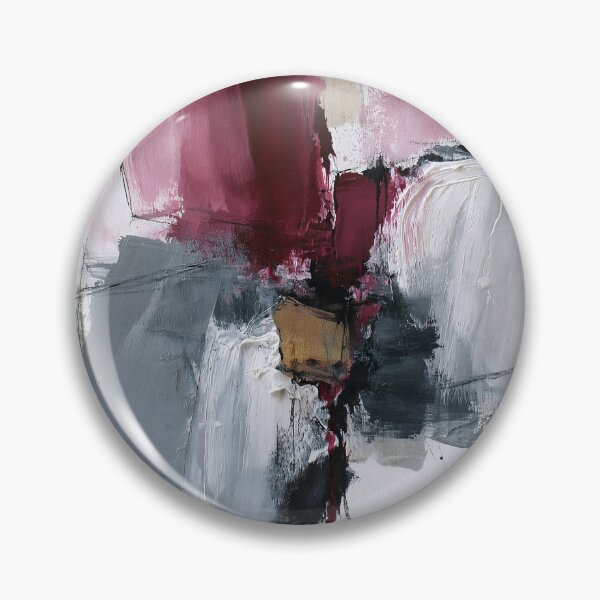 Item preview, Pink Burgundy Geometric Abstract - Textured Red Palette No.12 designed and sold by SlowRegardArt.