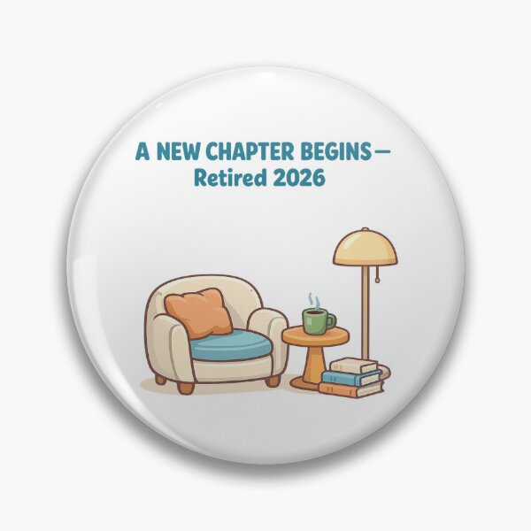 Item preview, New Chapter Retirement designed and sold by LuveraxArt.