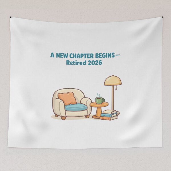 Item preview, New Chapter Retirement designed and sold by LuveraxArt.
