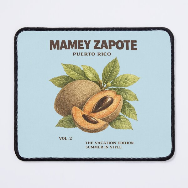 Item preview, Puerto Rico Mamey Zapote Vintage Tropical Fruit Art designed and sold by creatingmouseshop.