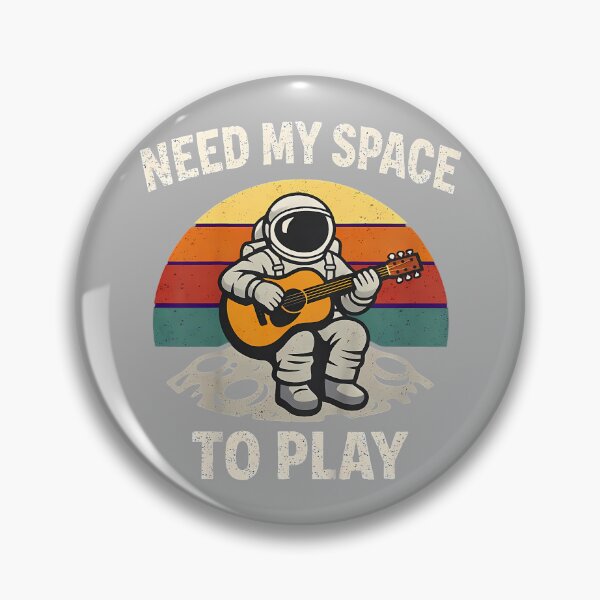 Item preview, Retro Space Astronaut Guitar Player Musician Dad Fathers Day designed and sold by GreggRoss.