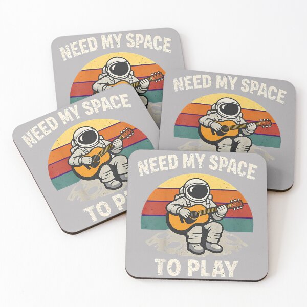 Item preview, Retro Space Astronaut Guitar Player Musician Dad Fathers Day designed and sold by GreggRoss.