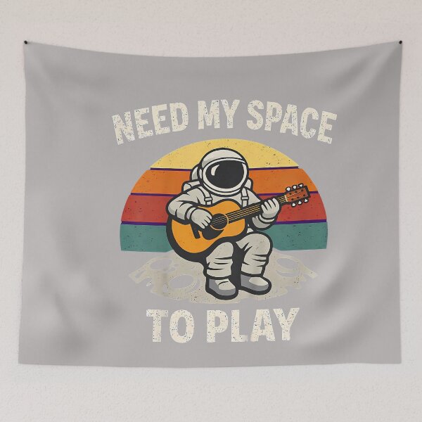 Item preview, Retro Space Astronaut Guitar Player Musician Dad Fathers Day designed and sold by GreggRoss.