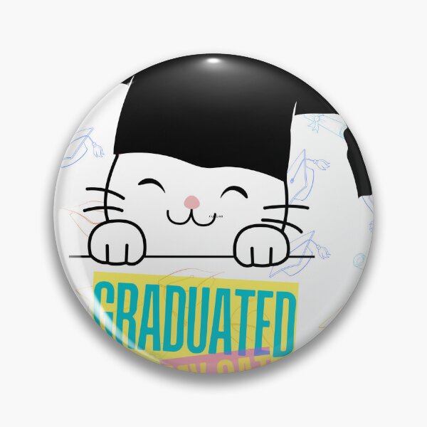 Item preview, Cute Cat Graduation - Graduated My Cat Art designed and sold by SpiritoftheEast.