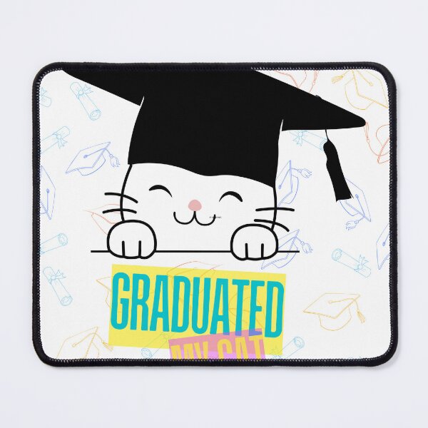 Item preview, Cute Cat Graduation - Graduated My Cat Art designed and sold by SpiritoftheEast.