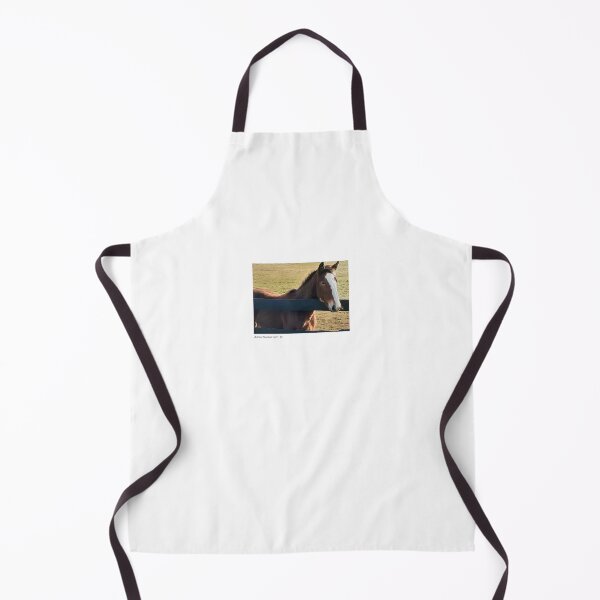 Item preview, Horse scratching chin on fence. designed and sold by ArtstarStudios.