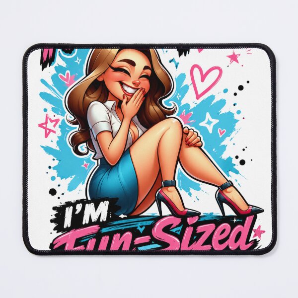 Item preview, Fun Sized Short Girl Retro Humor designed and sold by Cartoon Catacombs.