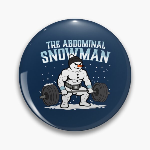 Item preview, "Abdominal Snowman" - BLUE designed and sold by TheRoCo Design Company.