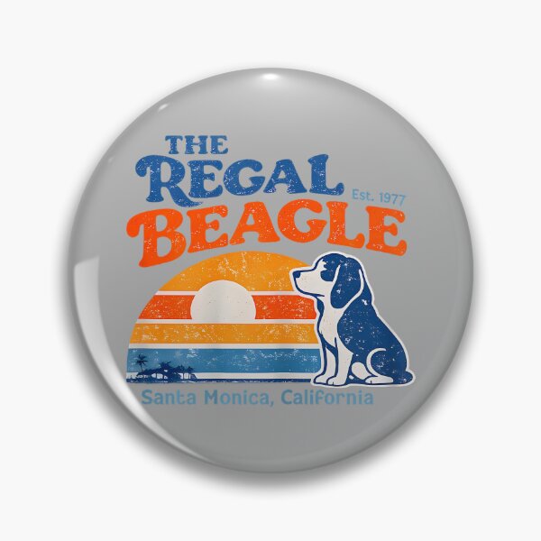 Item preview, Retro The Regal Beagle Est 1977 Santa Monica California Tee designed and sold by GreggRoss.