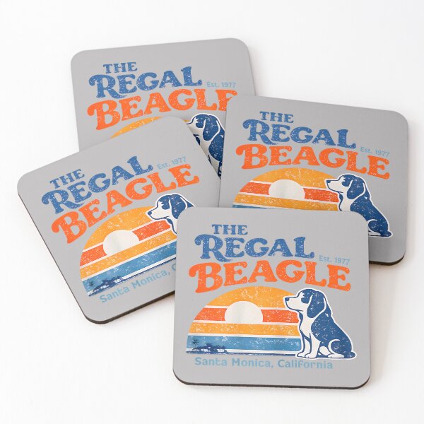 Item preview, Retro The Regal Beagle Est 1977 Santa Monica California Tee designed and sold by GreggRoss.