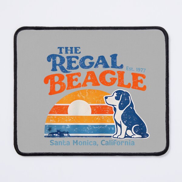 Item preview, Retro The Regal Beagle Est 1977 Santa Monica California Tee designed and sold by GreggRoss.