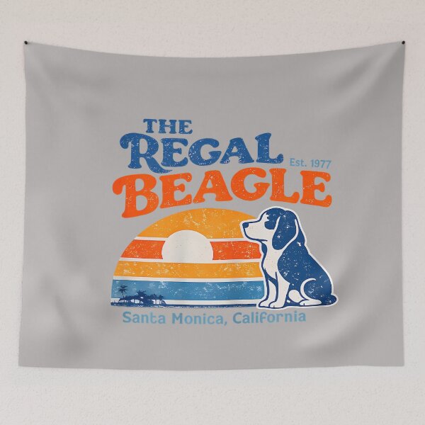 Item preview, Retro The Regal Beagle Est 1977 Santa Monica California Tee designed and sold by GreggRoss.