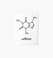 Caffeine Molecule Art Board