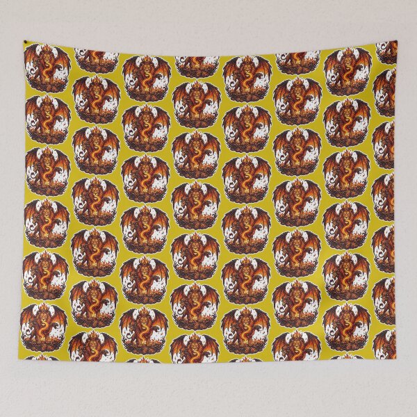 Item preview, Volcanic Chimera  designed and sold by Homelesssquid's Stickers & More.
