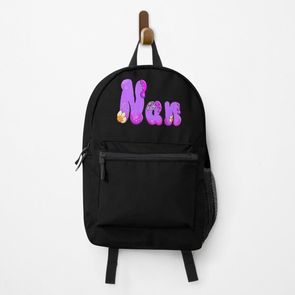 Item preview, Nan Name Sticker - Purple Bubble Drip Floral Art designed and sold by Artonmytee.