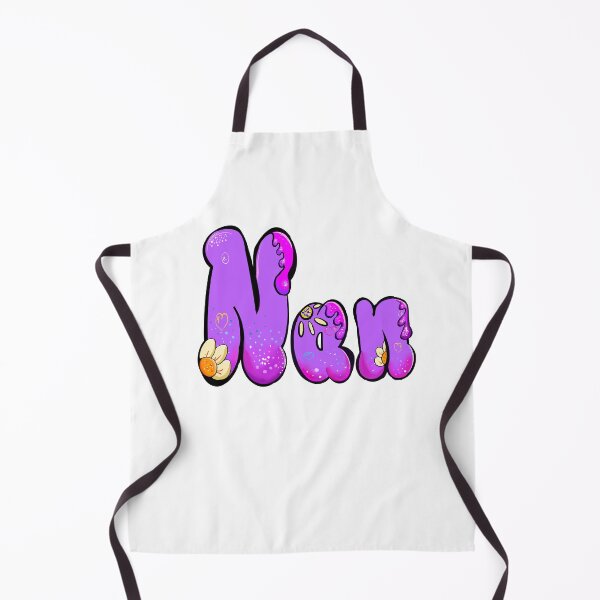 Item preview, Nan Name Sticker - Purple Bubble Drip Floral Art designed and sold by Artonmytee.