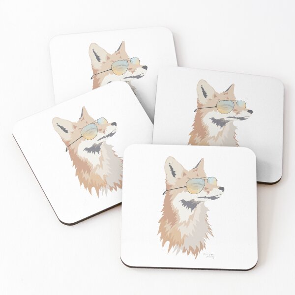 Item preview, Hipster Sunglasses Fox designed and sold by Scarlet Moody.