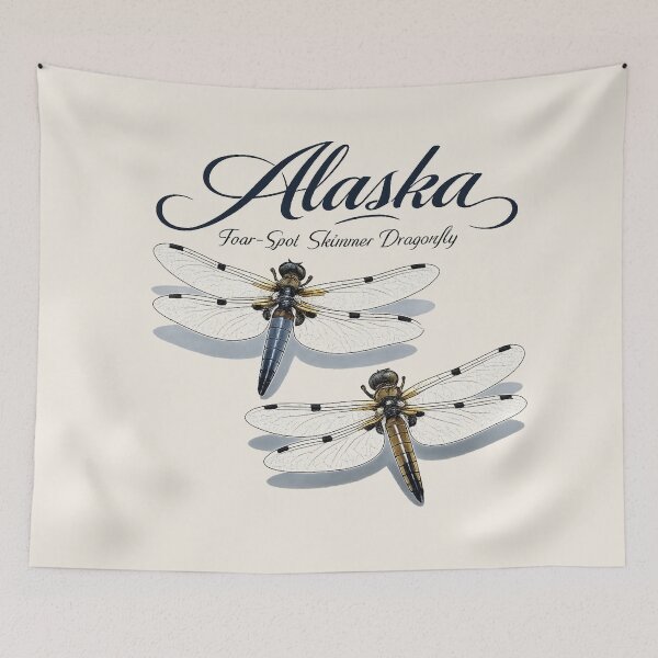 Item preview, Alaska Four-Spot Skimmer Dragonfly designed and sold by The-Drip-Studio.