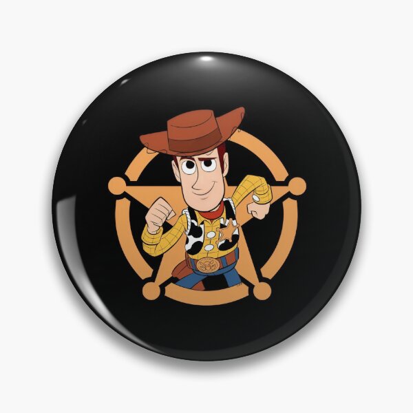 Item preview, Sheriff Woody Retro Cowboy Star Badge designed and sold by VelvetEasel.