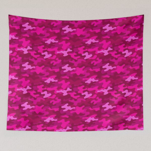 Item preview, Pink Electric Camo Pattern | Bold Magenta Camouflage Design for Home Decor & Accessories designed and sold by Swanny's Custom T-shirt and Gift Designs.