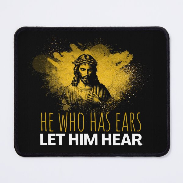 Item preview, Let Him Hear Christian Vintage Art  designed and sold by GalushaGraphics.