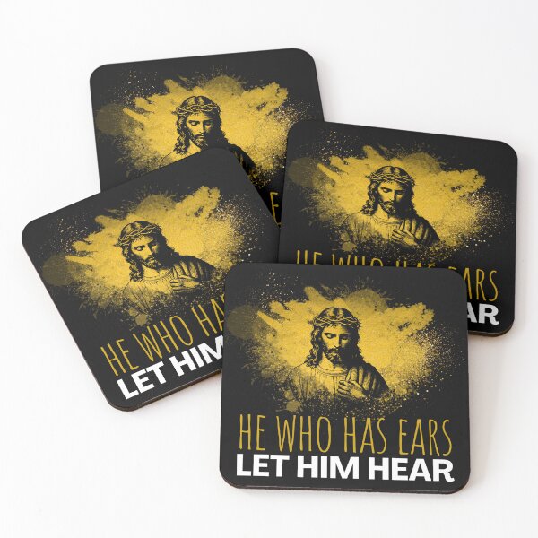 Item preview, Let Him Hear Christian Vintage Art  designed and sold by GalushaGraphics.