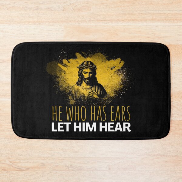 Item preview, Let Him Hear Christian Vintage Art  designed and sold by GalushaGraphics.